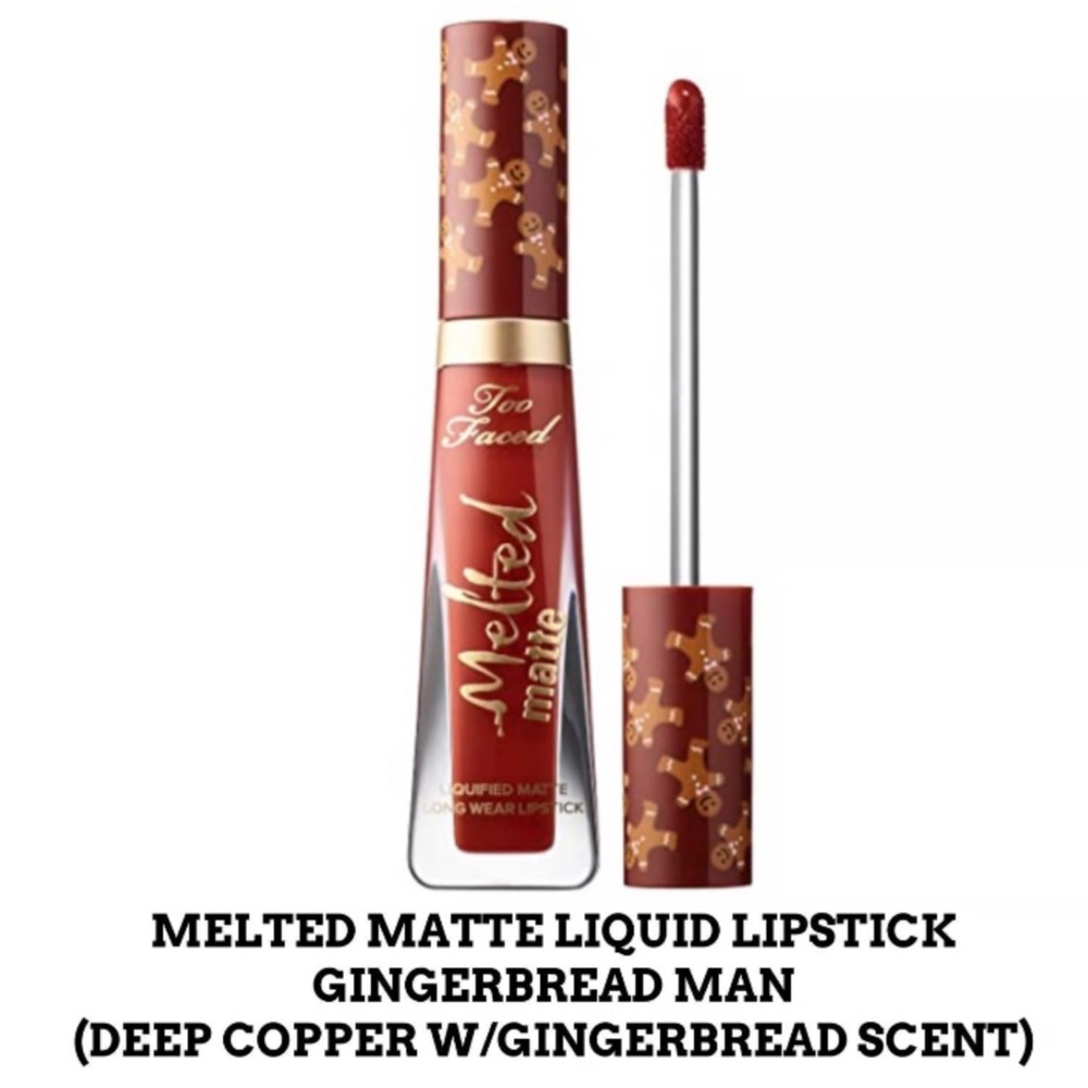 Too Faced "Gingerbread Man" liquid lipstick